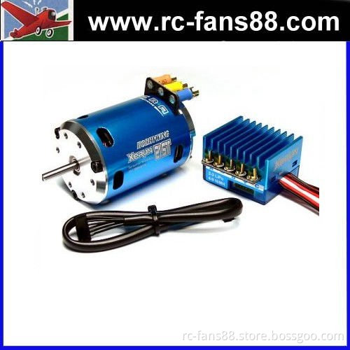 Hobbywing Xtreme 60A ESC&21.5T 1600kv Sensored Motor + LCD Card COMBO-XS6A for 1/10 Car